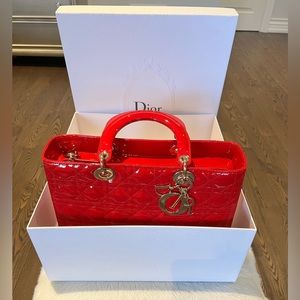 Brand new condition Lady Dior bag (Medium)